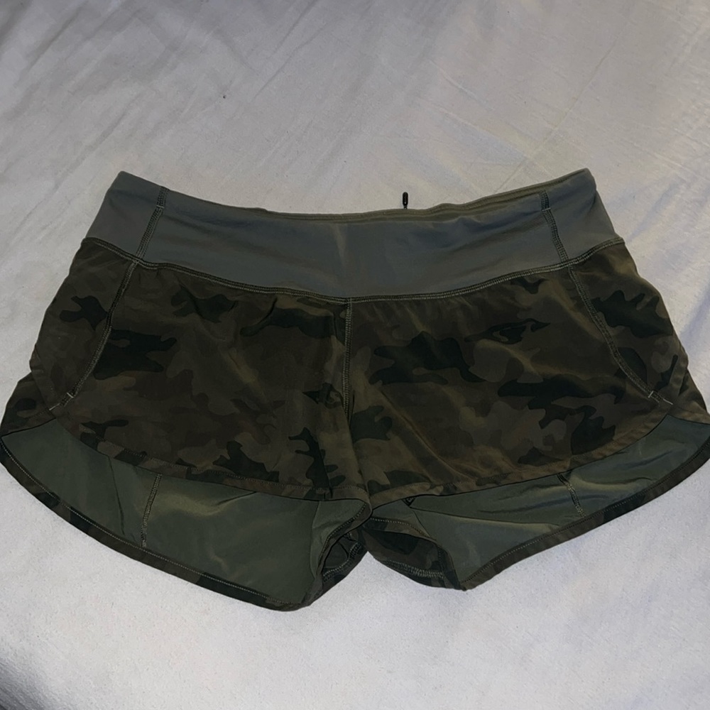 Lululemon camo shorts